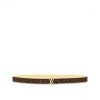 Louis Vuitton M0702X Yellow LV Iconic 20mm Reversible Belt