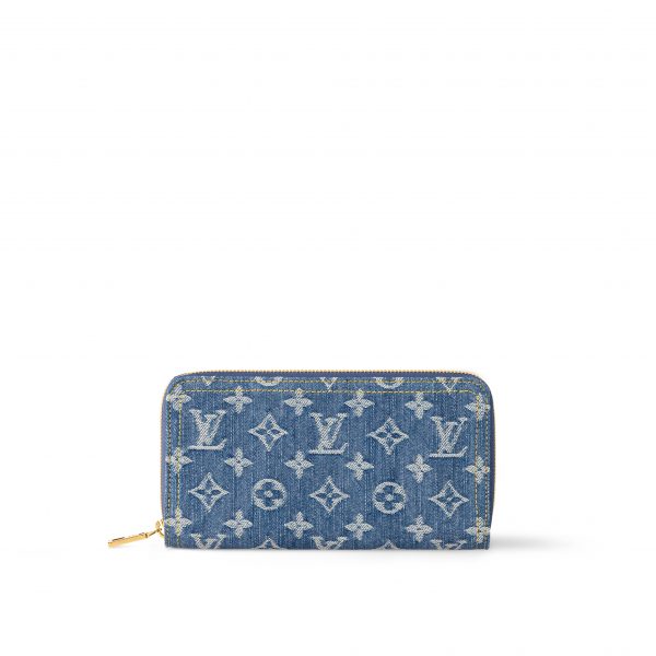 Louis Vuitton M82958 Zippy Wallet Denim Blue