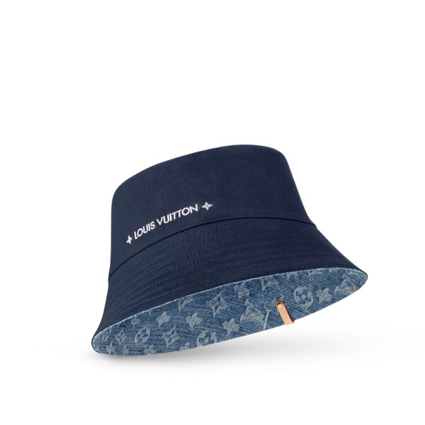 Louis Vuitton M7951M Denim Bucket Hat Blue