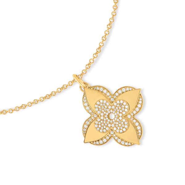 Louis Vuitton M02001 LV Medaillon Necklace Gold-Color